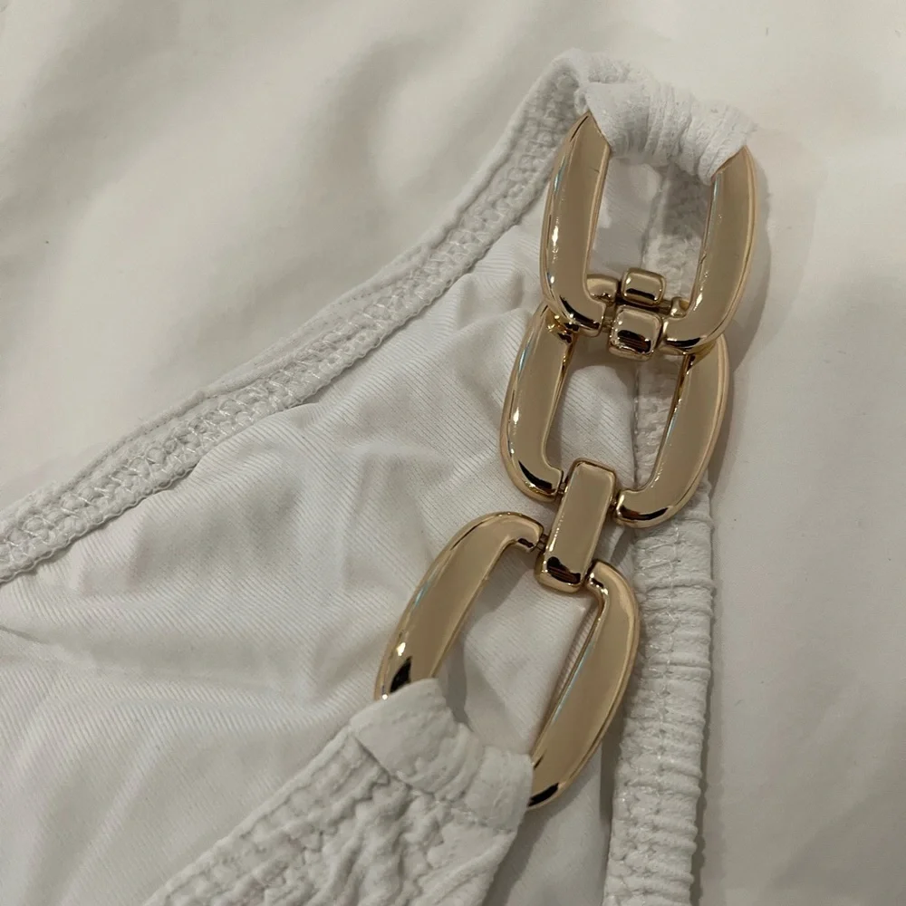 Melissa Odabash Melbourne Chain Low-Rise Bikini Bottoms - Picture 6 of 11